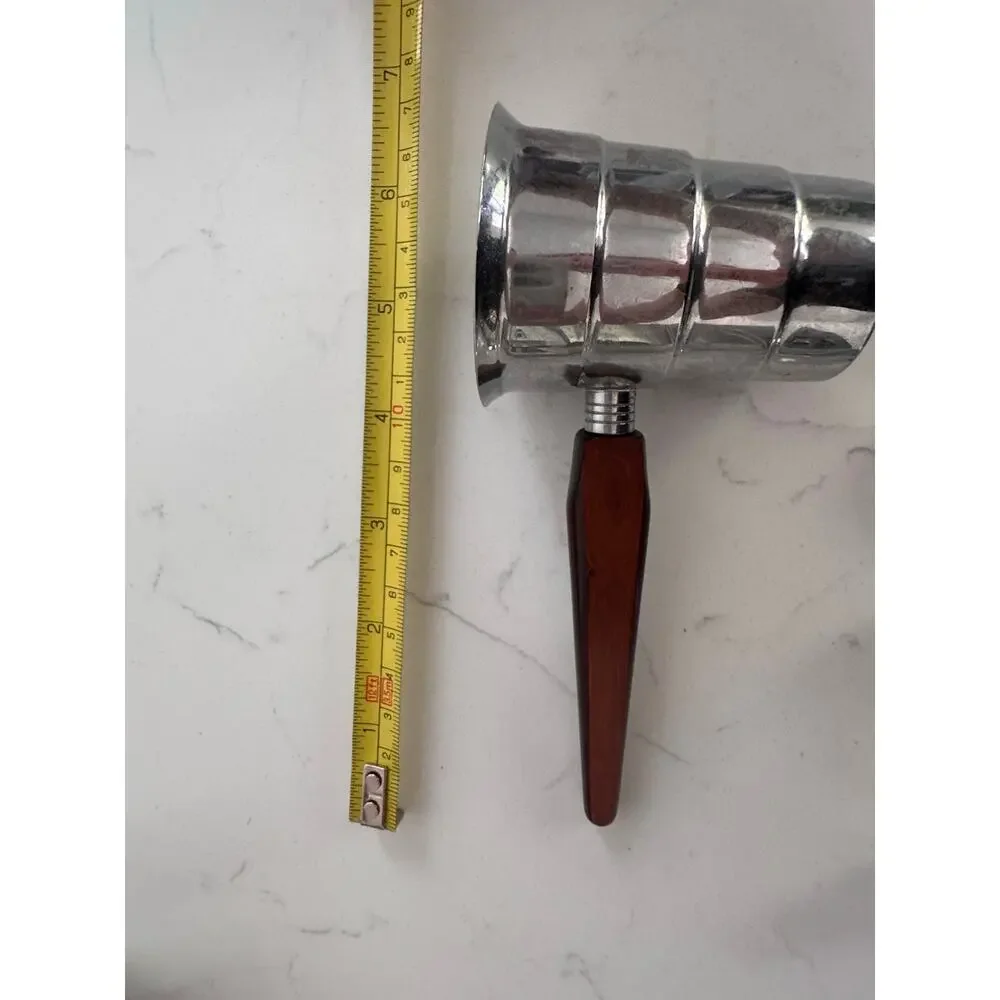 Vintage Viatge Glo Hill Canada Bar Tool Set MCM Teak Handles